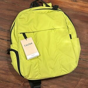 CALPAK 15” Luka Laptop Backpack in Celery